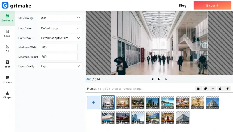 Turn Multiple Images into Animated GIFs